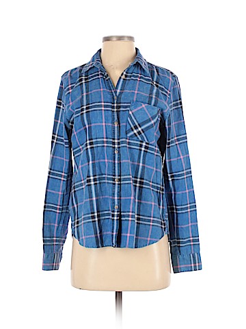 American Eagle Outfitters Long Sleeve Button-Down Shirt (view 1)