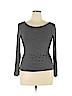 Carly Jean Black Long Sleeve Top Size XL - photo 1