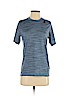Adidas 100% Polyester Blue Active T-Shirt Size S - photo 1