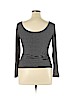 Carly Jean Black Long Sleeve Top Size XL - photo 2