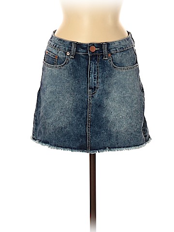 No Boundaries Denim Skirt (view 1)