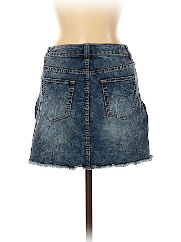 No Boundaries Denim Skirt (view 2)