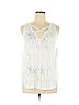 A.n.a White Sleeveless Top Size XL (petite) - photo 1