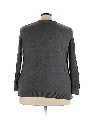 Woman Within Pullover Sweater (view 2)