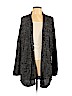 Caslon 100% Cotton Black Cardigan Size L (petite) - photo 1