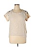 Jessica Simpson Ivory Short Sleeve Top Size XL - photo 1