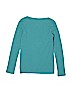 Peek 100% Cotton Solid Teal Long Sleeve T-Shirt Size 6 - 7 - photo 2
