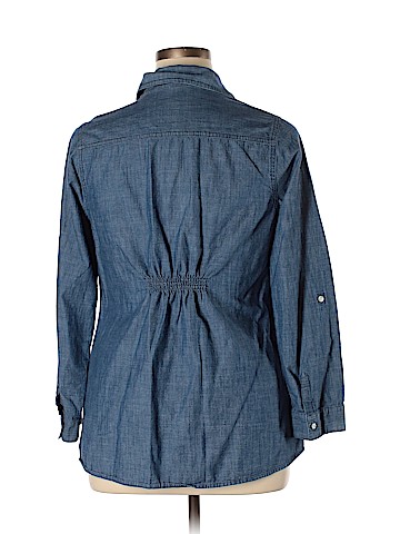 Old Navy 3/4 Sleeve Button-Down Shirt (view 2)