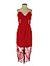 NBD 100% Polyester Red Cocktail Dress Size S - photo 1