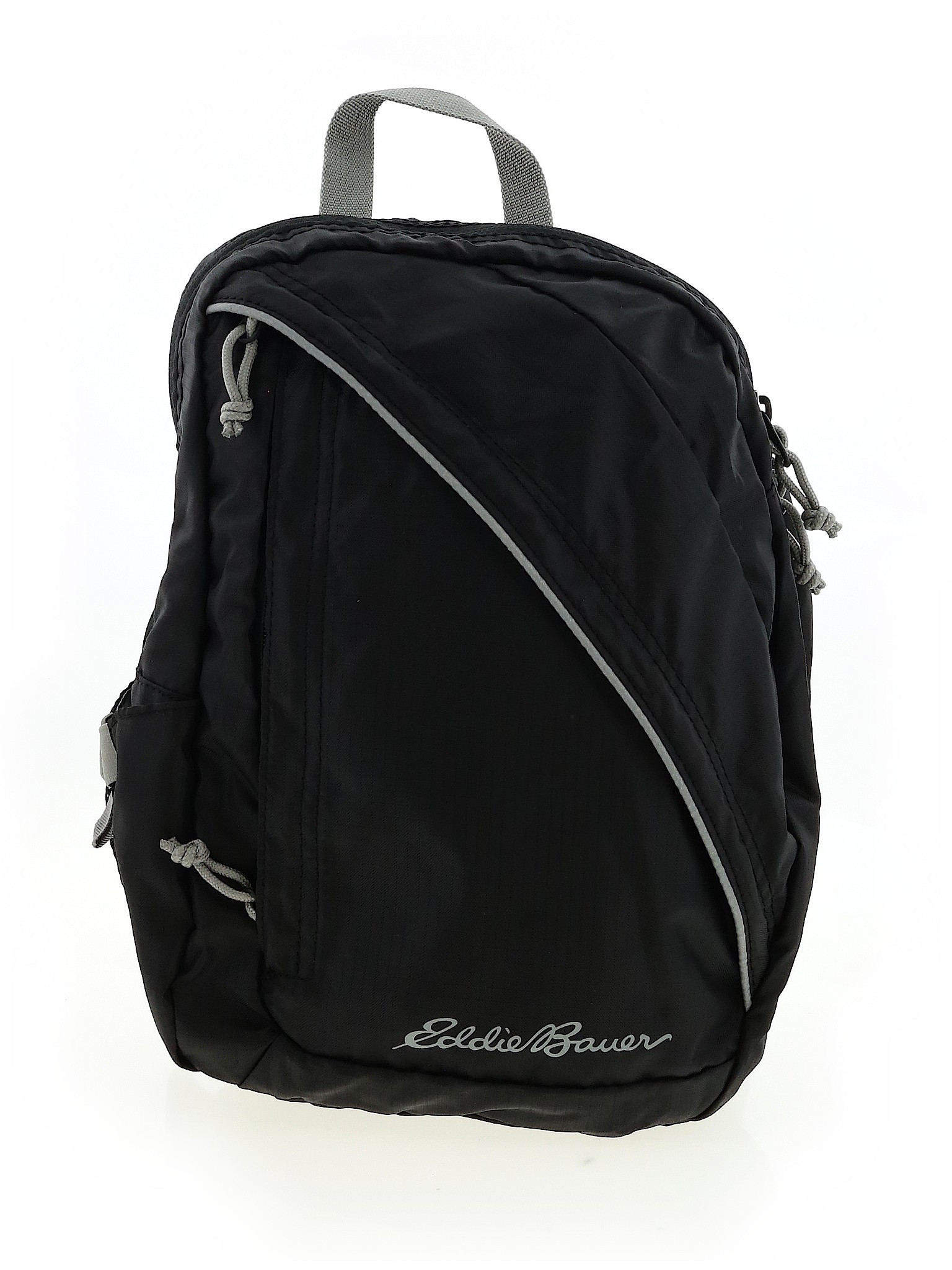 Eddie Bauer Graphic Solid Black Backpack One Size 77 off thredUP
