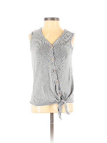 Rachel Zoe Sleeveless Button-Down Shirt (view 1)