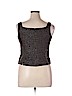 DD Collection 100% Cupro Black Sleeveless Blouse Size 16 - photo 2