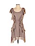 H&M 100% Viscose Brown Casual Dress Size S - photo 1