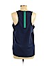 Cynthia Steffe 100% Polyester Blue Sleeveless Blouse Size L - photo 2