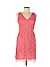Ann Taylor LOFT 100% Polyester Pink Casual Dress Size 2 (petite) - photo 1