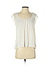 American Eagle Outfitters 100% Polyester Ivory Sleeveless Top Size S - photo 1