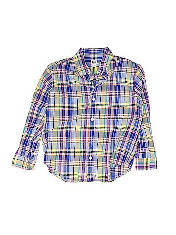 Janie and Jack Long Sleeve Button-Down Shirt (view 1)