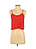 Topshop 100% Polyester Red Sleeveless Blouse Size 4 - photo 1