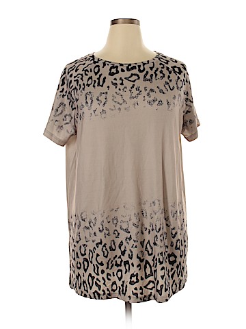 Ticked Teal Short Sleeve T-Shirt (view 1)