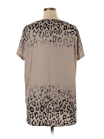 Ticked Teal Short Sleeve T-Shirt (view 2)