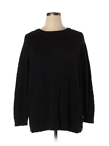 Woman Within Pullover Sweater (view 1)