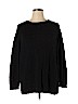 Woman Within 100% Cotton Black Pullover Sweater Size 1X - photo 1
