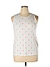 Cj Banks 100% Cotton White Tank Top Size 1X - photo 1
