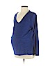 Olivia Blu Maternity Blue Pullover Sweater Size S - photo 1