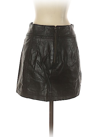 Free People Faux Leather Skirt (view 2)