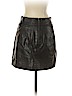 Free People 100% Polyurethane Black Faux Leather Skirt Size 2 - photo 2