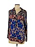 Plenty By Tracy Reese 100% Rayon Blue Long Sleeve Blouse Size M - photo 1