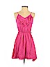 Lush 100% Rayon Pink Casual Dress Size S - photo 1