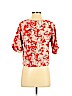 Forever 21 Orange Short Sleeve Blouse Size S - photo 2