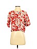 Forever 21 Orange Short Sleeve Blouse Size S - photo 1