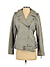 Rachel Zoe 100% Leather Gray Leather Jacket Size S - photo 1