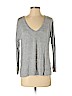 Madewell 100% Viscose Gray Long Sleeve T-Shirt Size XS - photo 1
