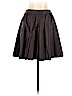 Topshop 100% Polyurethane Brown Faux Leather Skirt Size 4 - photo 1