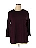 Ann Taylor LOFT Purple 3/4 Sleeve T-Shirt Size XL - photo 1