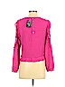 Forever 21 100% Polyester Pink Long Sleeve Blouse Size S - photo 2