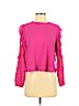 Forever 21 100% Polyester Pink Long Sleeve Blouse Size S - photo 1