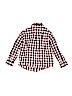 Janie and Jack 100% Cotton Checkered-gingham White Long Sleeve Button-Down Shirt Size 5 - photo 2