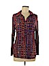 Plenty By Tracy Reese 100% Rayon Burgundy Long Sleeve Blouse Size M - photo 1