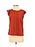 Forever 21 100% Polyester Orange Short Sleeve Blouse Size S - photo 1