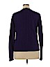 Chaps 100% Cotton Purple Pullover Sweater Size XL - photo 2
