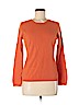 Neiman Marcus 100% Cashmere Orange Cashmere Pullover Sweater Size M - photo 1