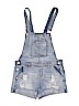 Almost Famous Blue Overall Shorts Size 11 - photo 1