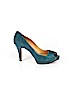 Nine West Blue Heels Size 8 - photo 1
