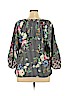 Fig & Flower 100% Polyester Black 3/4 Sleeve Blouse Size XL - photo 2