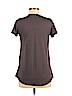 Zoe+Liv Gray Short Sleeve Top Size M - photo 2