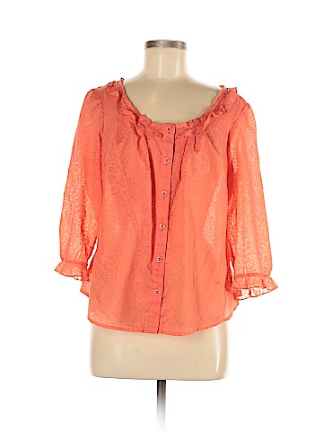 Caribbean Joe 3/4 Sleeve Blouse (view 1)